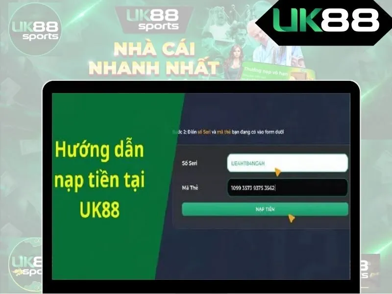 Hệ thống UK88 sẽ xử lý các giao dịch rút tiền trong vài phút